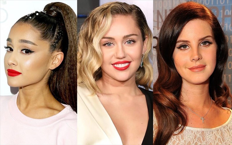 ariana-grande-lana-del-rey-kai-miley-cyrus-sumprattoun-stous-neous-aggelous-tou-tsarli