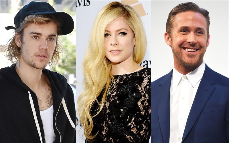 oi-Justin-bieber-avril-lavigne-kai-ryan-gosling-einai-ksaderfia