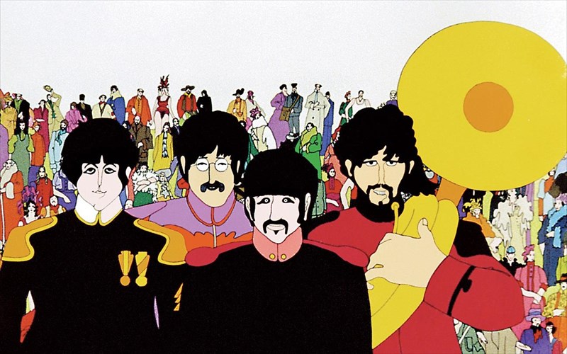 oi-beatles-mas-kaloun-na-apodrasoume-mazi-se-enan-kosmo-me-agapi-kai-tragoudi