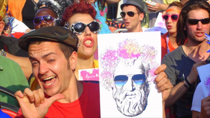 o-stamatis-kraounakis-se-apospasmata-tou-aristofani