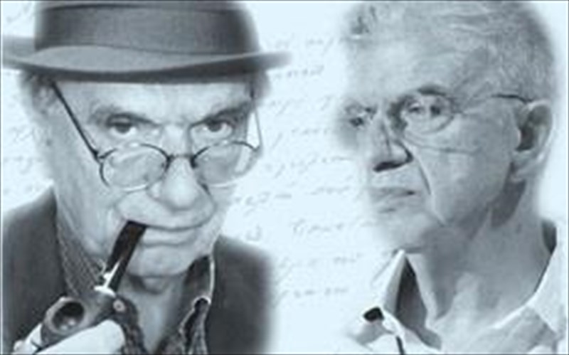 duo-megaloi-suggrafeis-allilografoun