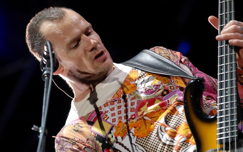 o-flea-ton-red-hot-chili-peppers-egine-melissokomos-gia-ligo